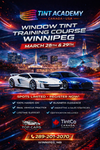 Winnipeg Window Tint and PPF School certificate from Tint Academy Canada, showcasing course details and branding.